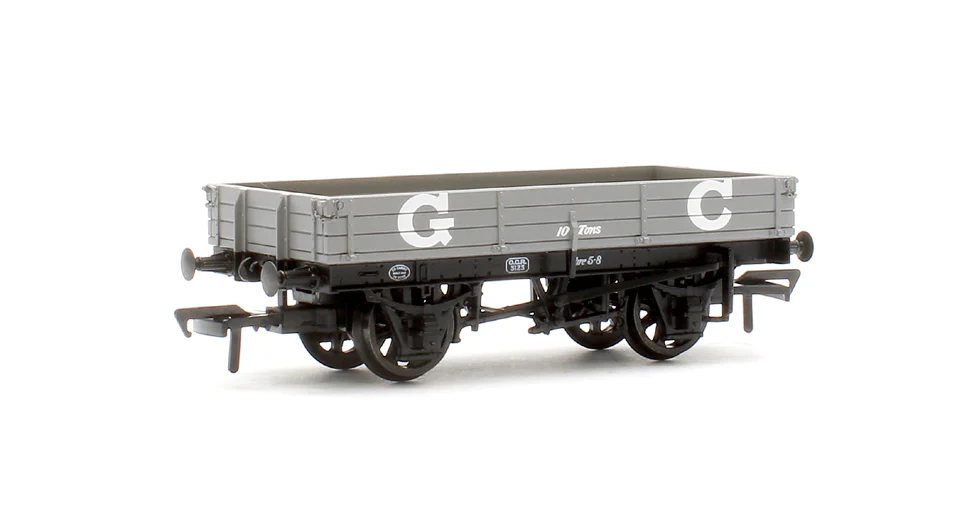 37-942A 3 Plank Wagon GCR Grey No.3123 - Image 2