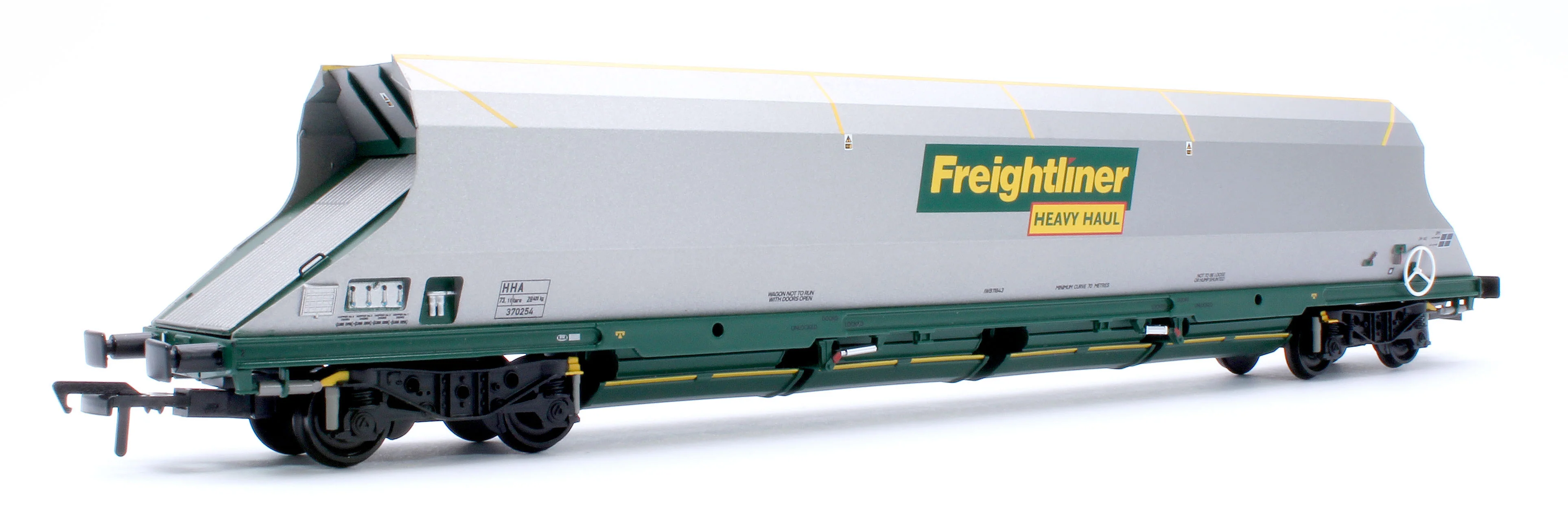 38-030C HHA Bogie Hopper Freightliner 'Heavy Haul' Silver & Green No.370254
