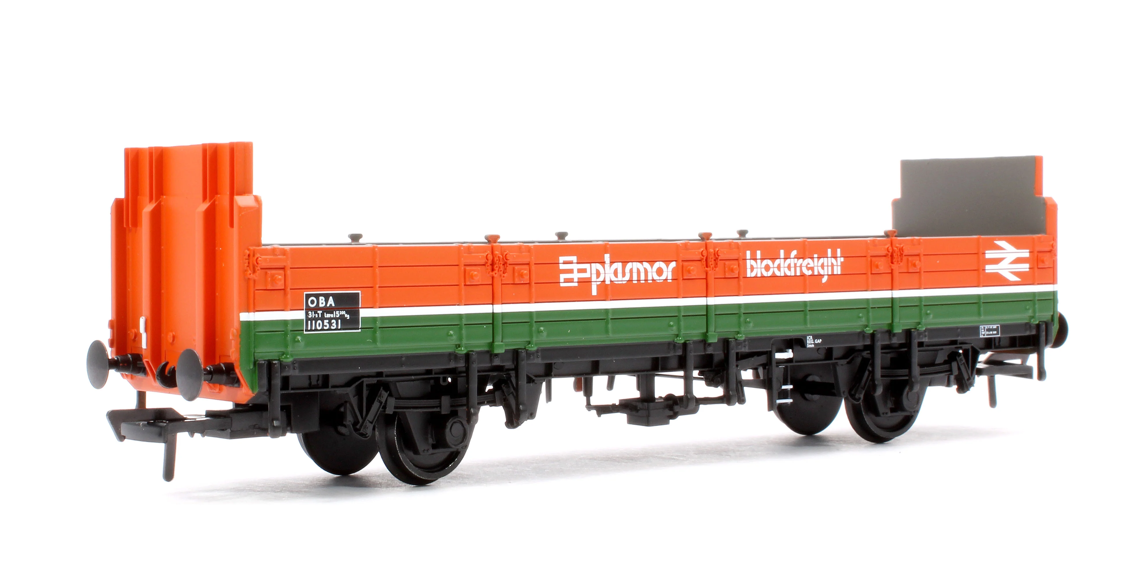 38-042B BR OBA Open Wagon High Ends BR Plasmor Blockfreight No.110531 - Image 3