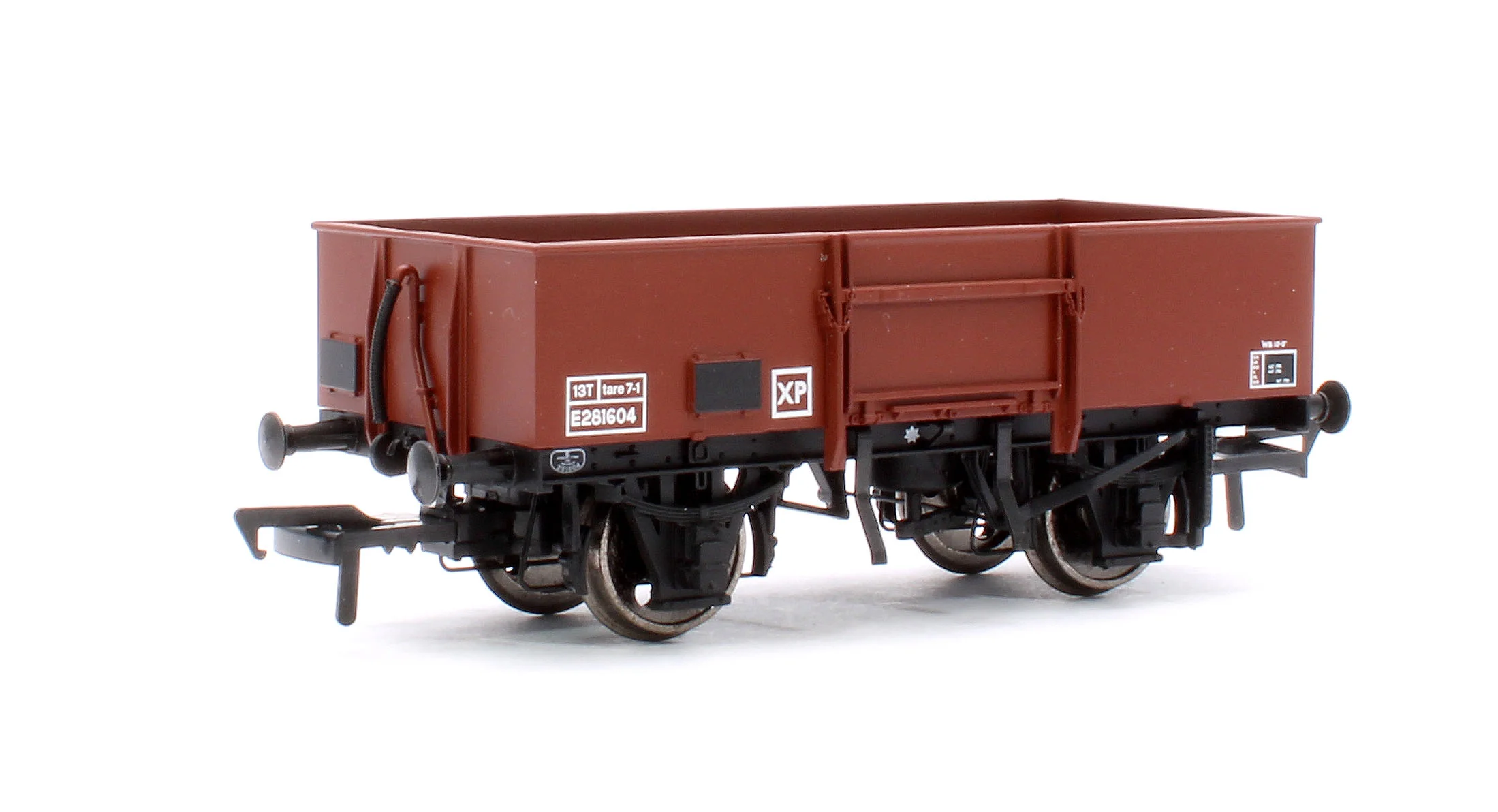 Pre-Owned 38-328 13T High Sided Open Wagon BR Bauxite (Late) No.E281604 - Image 3