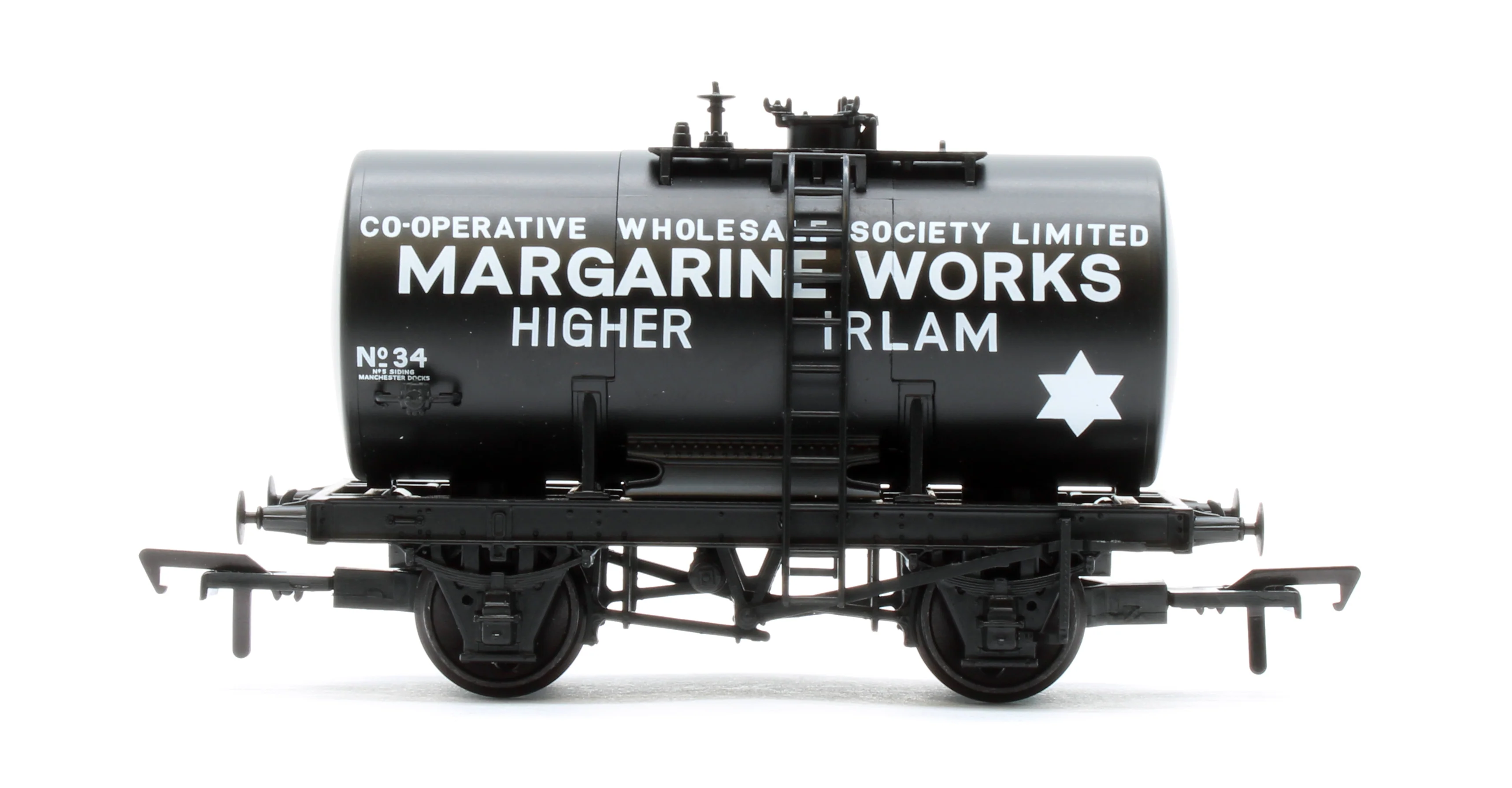 38-785 14T Anchor-Mounted Tank Wagon 'Irlam Margarine Works' Black No.34 - Image 3