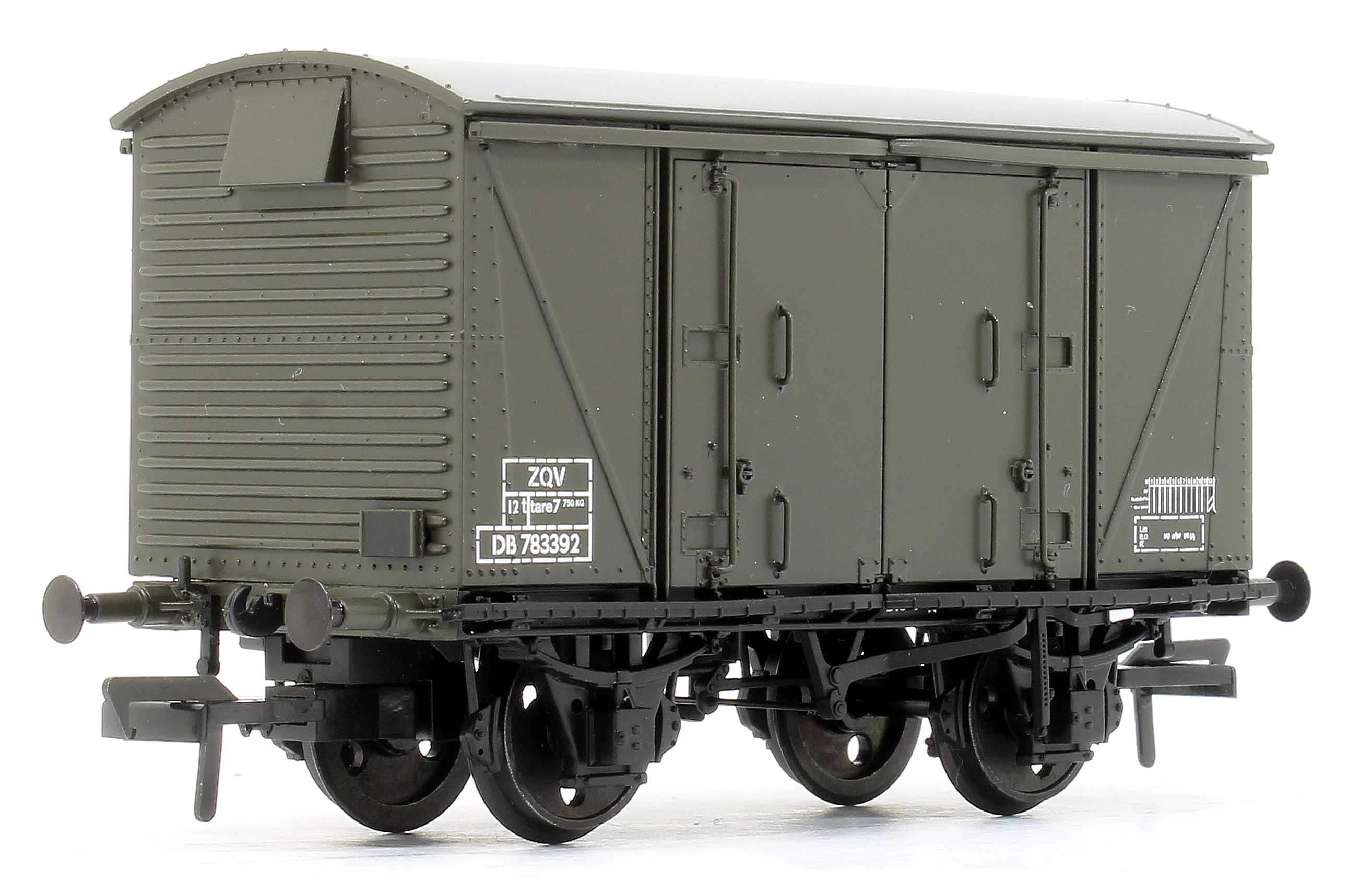 38-875 BR 12T 'Vanwide' Ventilated Van BR Departmental Olive Green No. DB783392