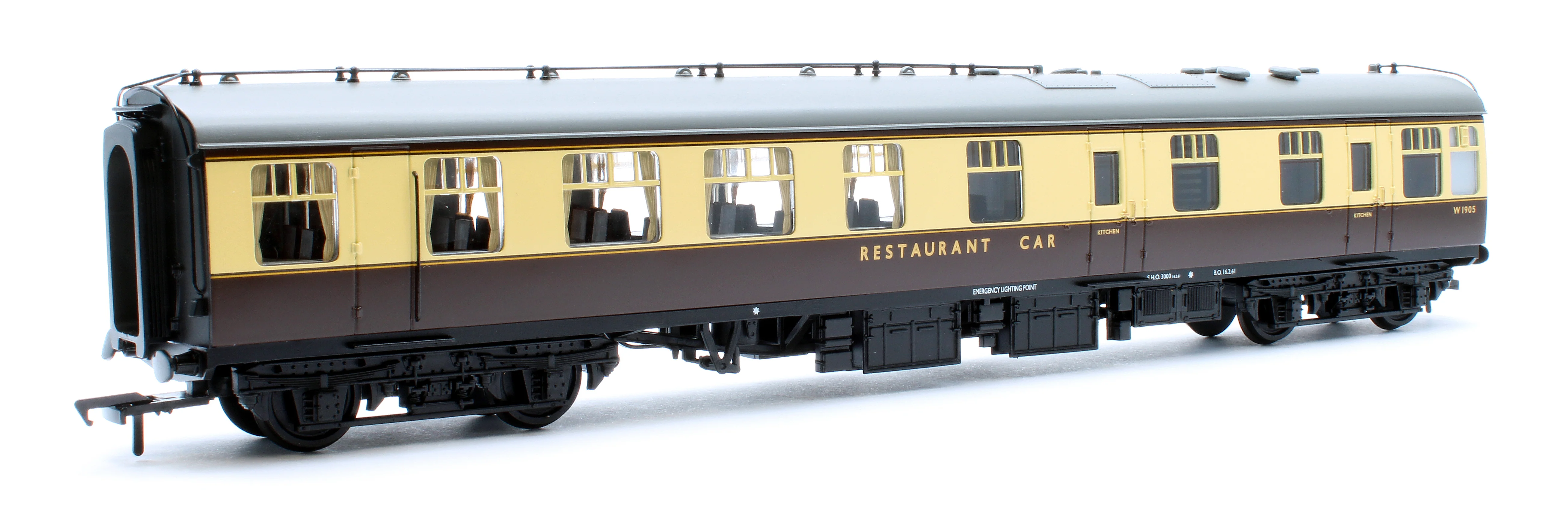 39-102C BR Mk1 RU Restaurant Unclassified BR (WR) Chocolate & Cream W1905