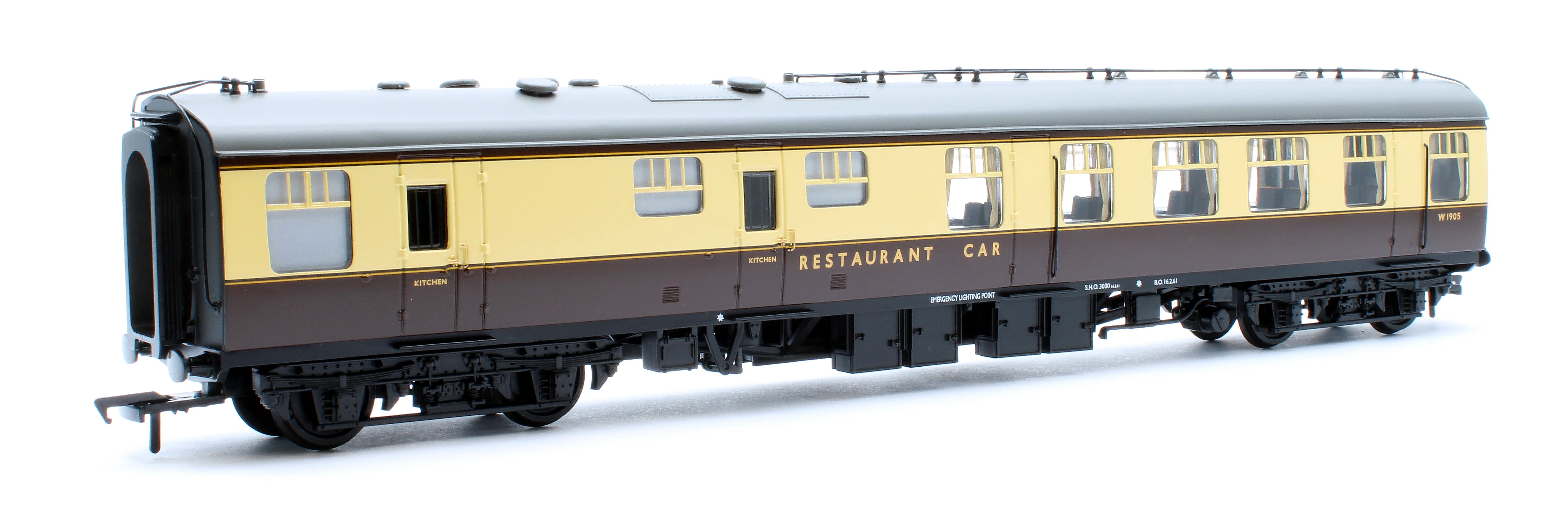 39-102C BR Mk1 RU Restaurant Unclassified BR (WR) Chocolate & Cream W1905 - Image 2