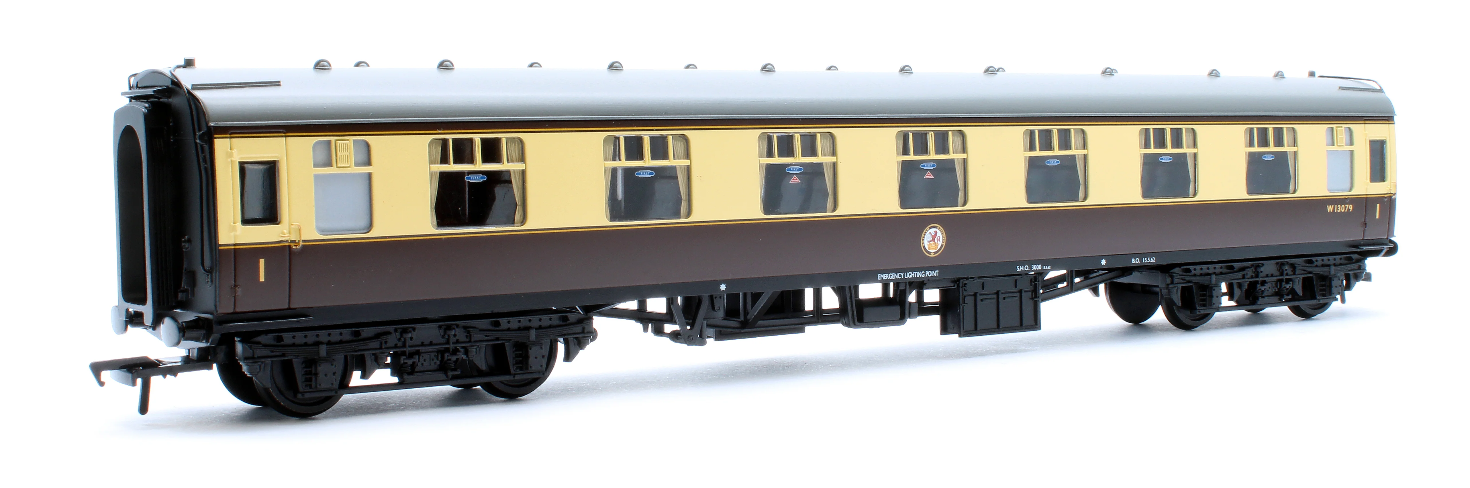 39-154D BR Mk1 FK First Corridor BR (WR) Chocolate & Cream W13079