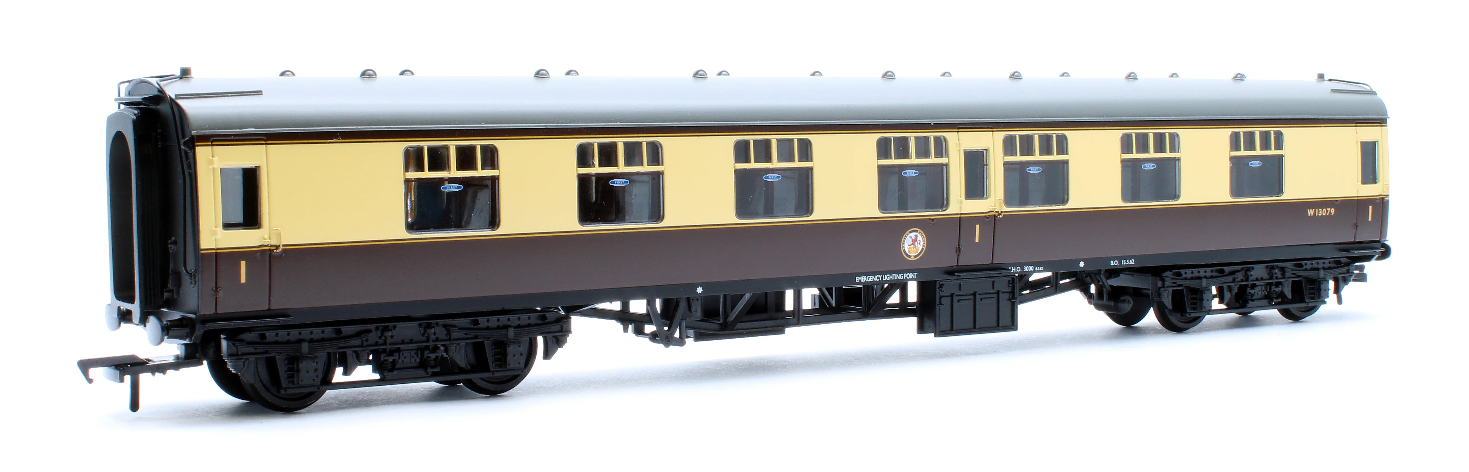 39-154D BR Mk1 FK First Corridor BR (WR) Chocolate & Cream W13079 - Image 2