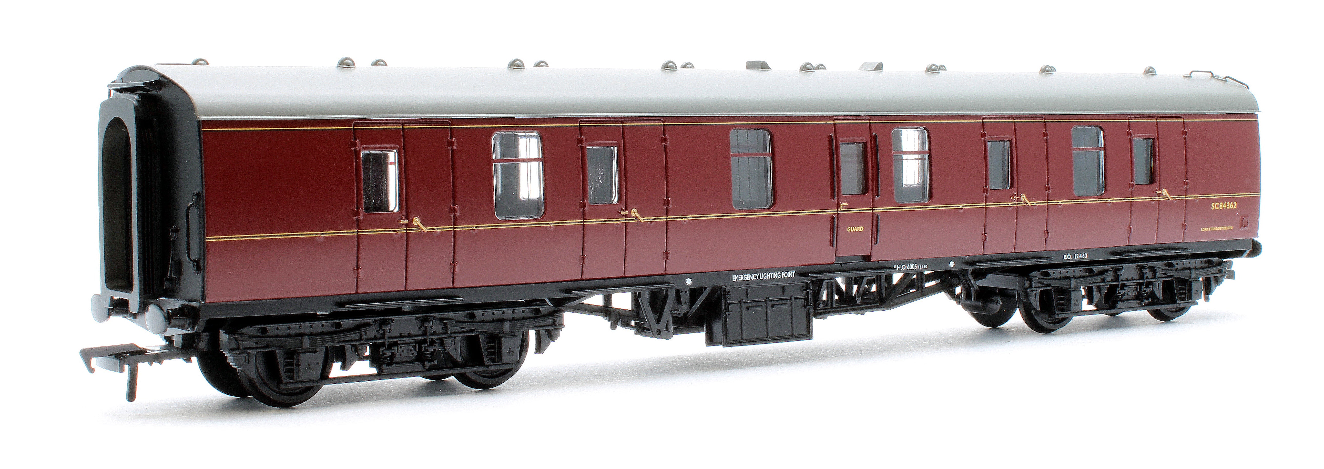 39-176G BR Mk1 BG Brake Gangwayed BR Maroon SC84362