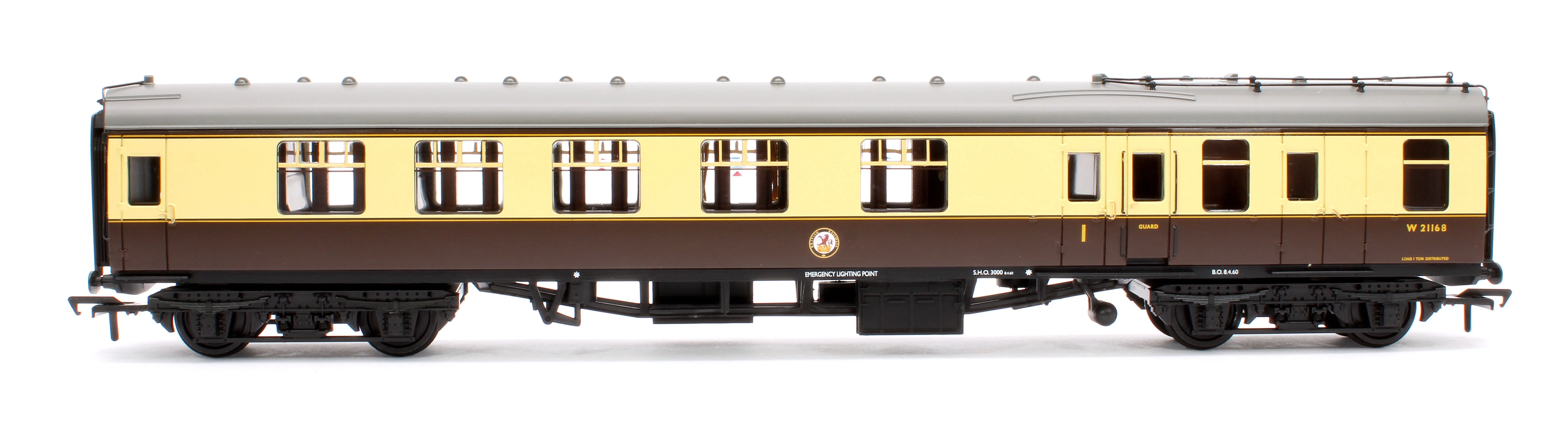 39-229D BR Mk1 BCK Brake Composite Corridor BR (WR) Chocolate & Cream W21168 - Image 2