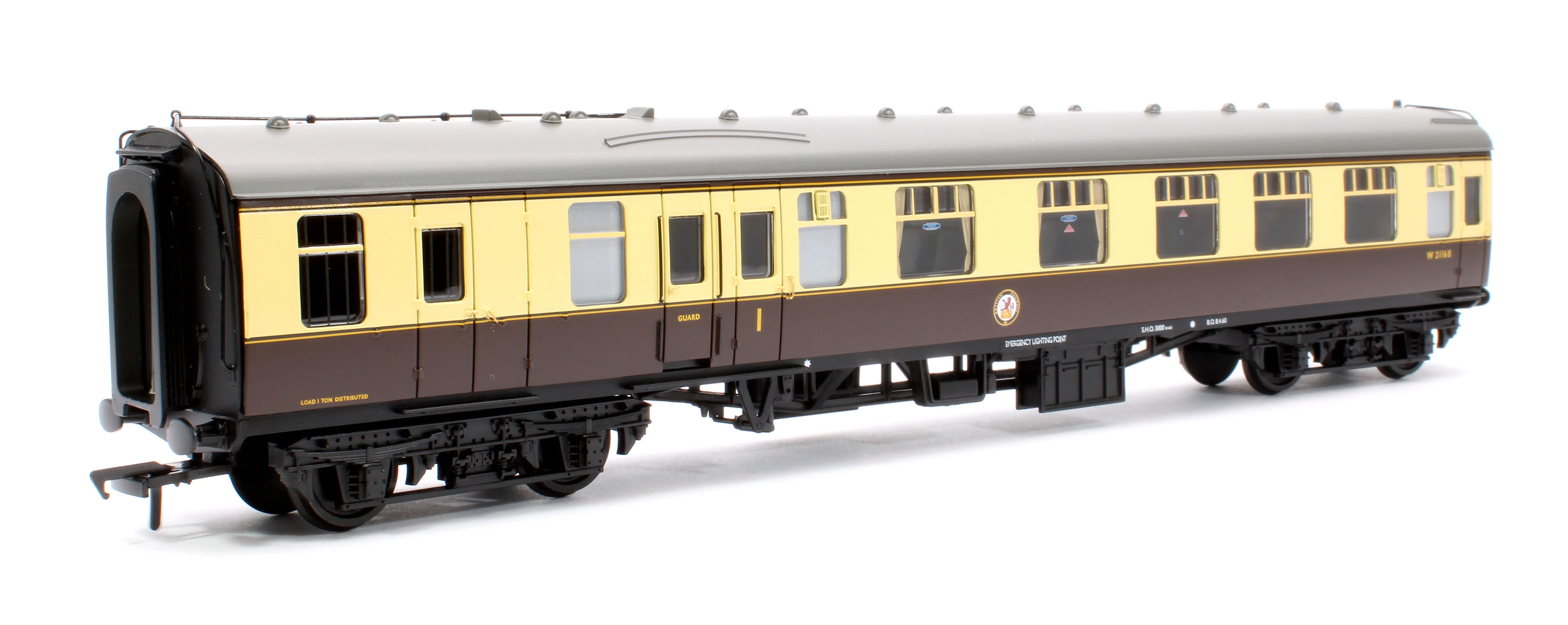 39-229D BR Mk1 BCK Brake Composite Corridor BR (WR) Chocolate & Cream W21168 - Image 3