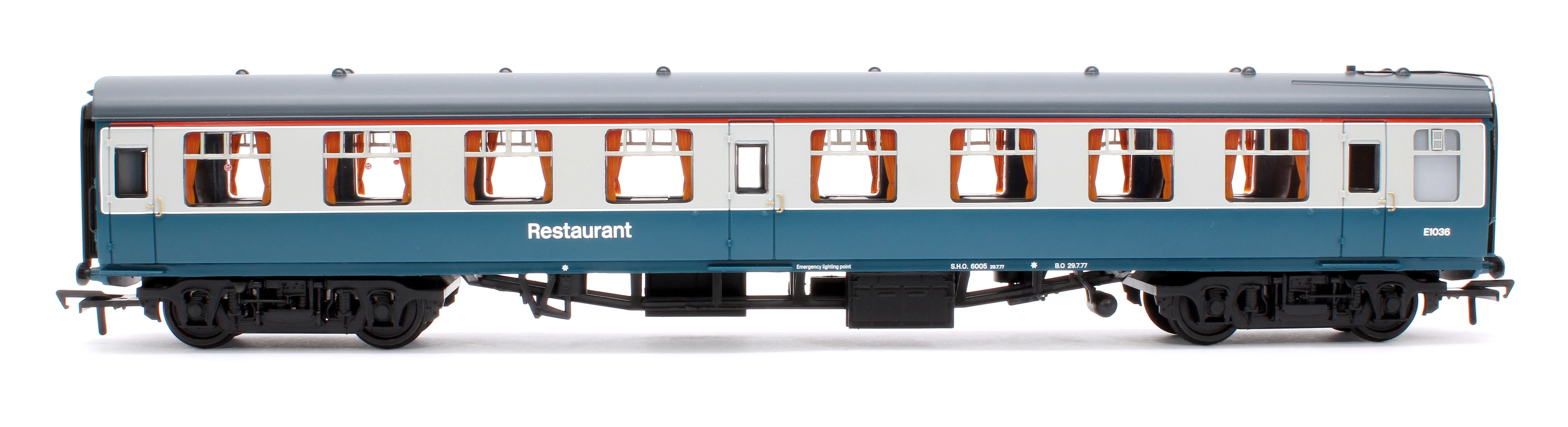 39-255 BR Mk1 RUO Restaurant Unclassified Open BR Blue & Grey E1036 - Image 2