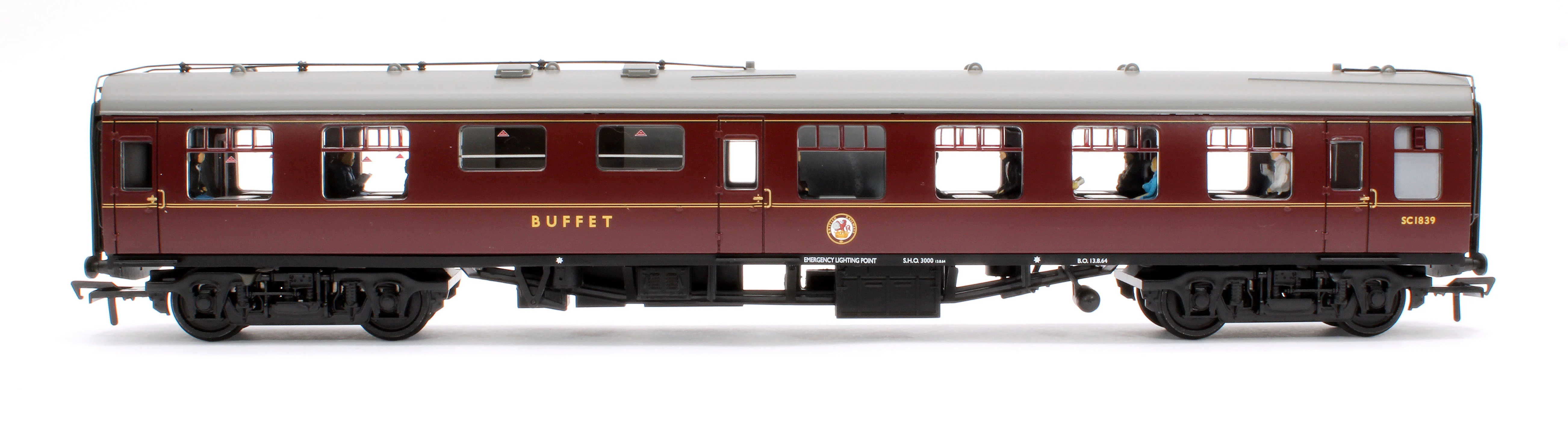 39-261CPF BR Mk1 RMB Restaurant Miniature Buffet BR Maroon SC1839 - Fitted Passengers - Image 2