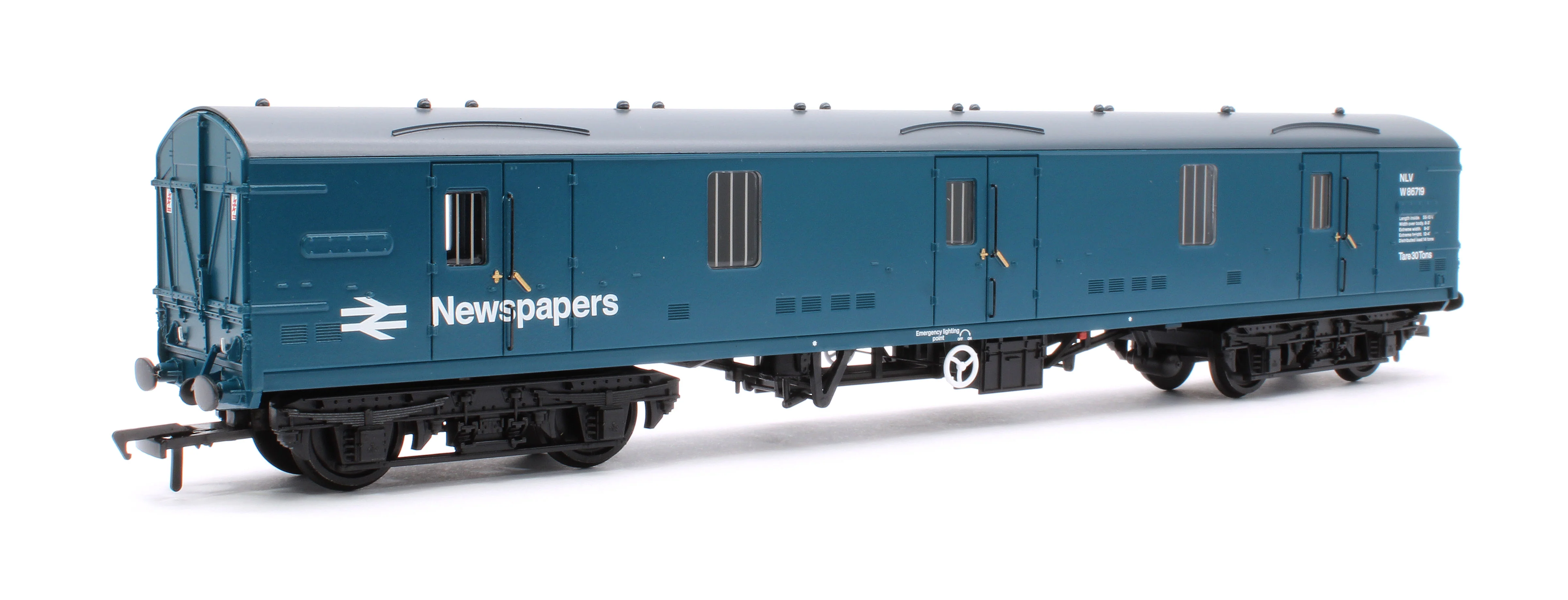 39-272D BR Mk1 NLV (Ex-GUV) General Utility Van BR Blue (Newspapers) W86719