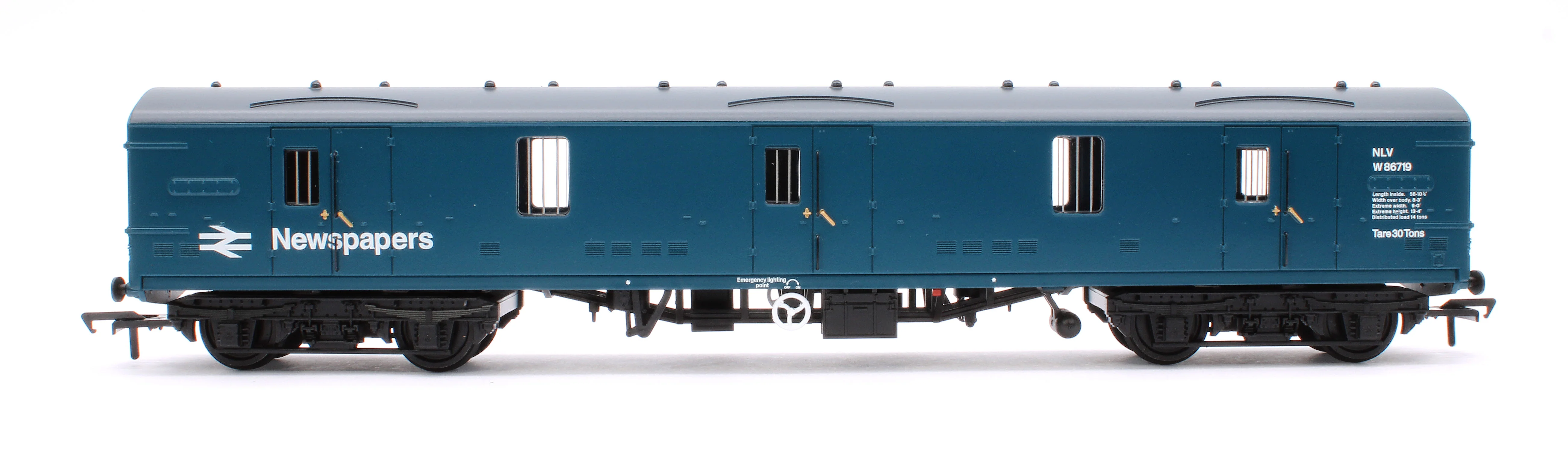 39-272D BR Mk1 NLV (Ex-GUV) General Utility Van BR Blue (Newspapers) W86719 - Image 2