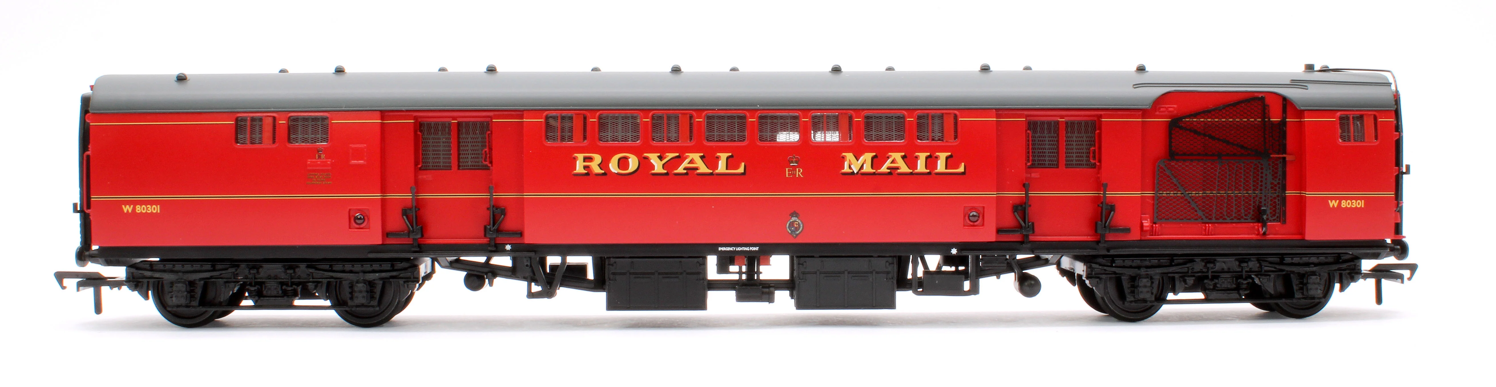 39-421C BR Mk1 POS Post Office Sorting Van Post Office Red (with Net) No. W80301 - Image 2