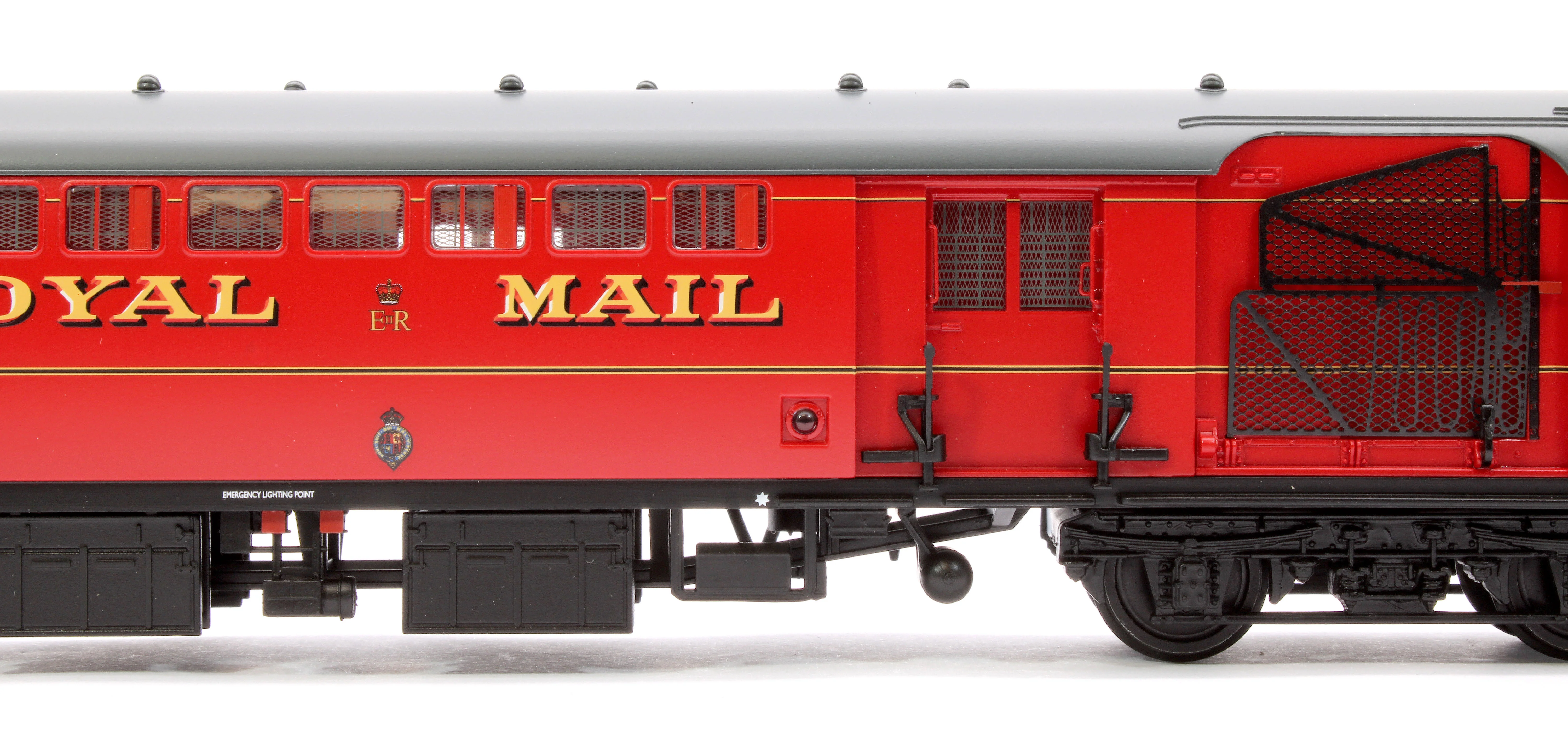 39-421D BR Mk1 POS Post Office Sorting Van Post Office Red (with Net) No. W80302 - Image 4