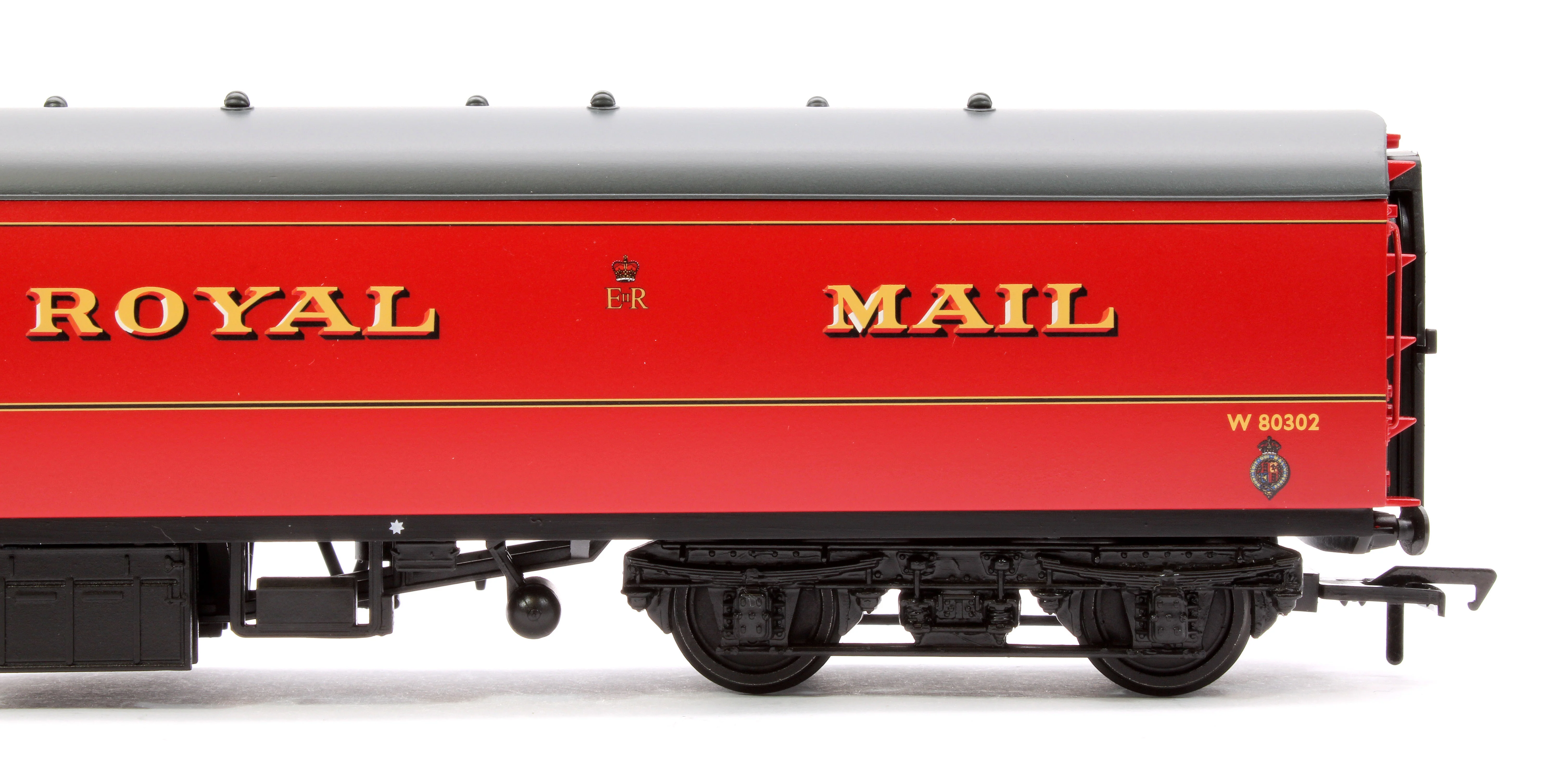 39-421D BR Mk1 POS Post Office Sorting Van Post Office Red (with Net) No. W80302 - Image 5