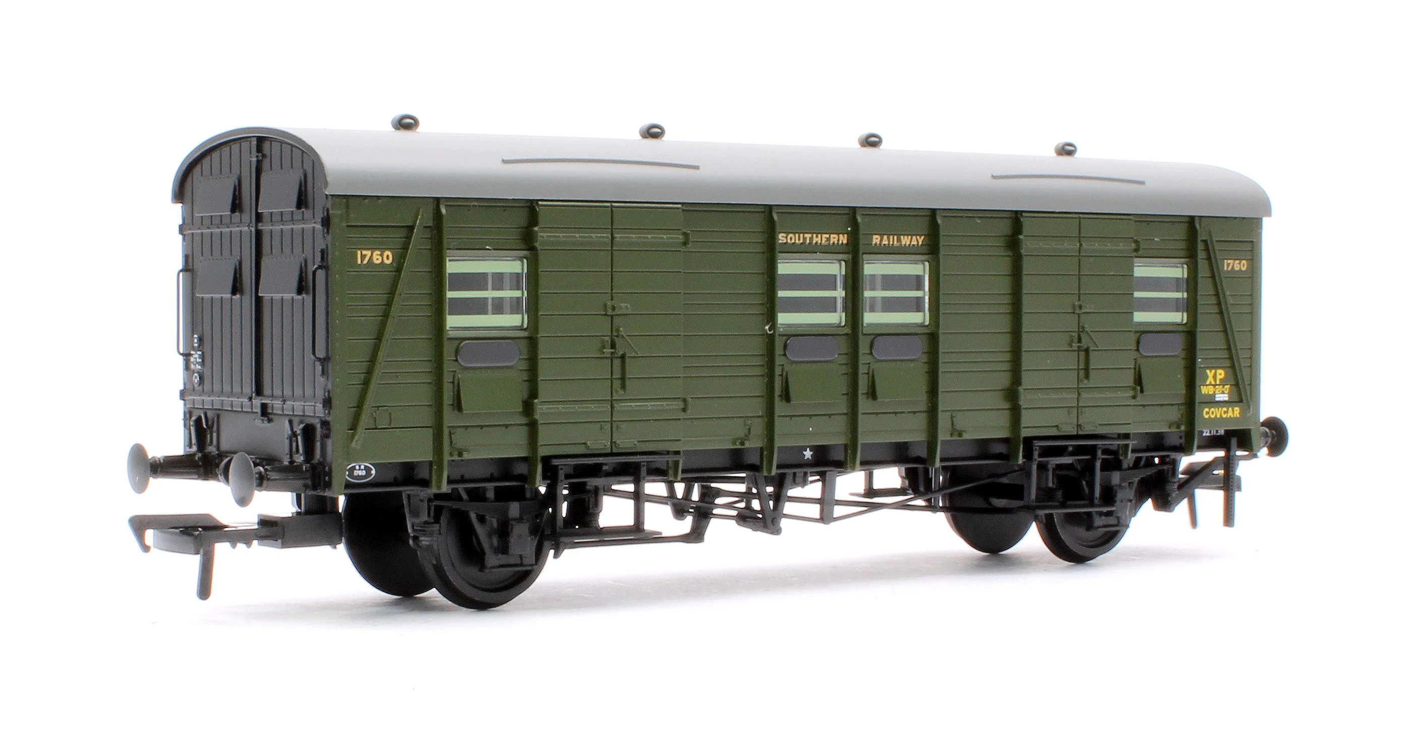 39-531A SR CCT 'Covcar' Covered Carriage Truck SR Maunsell Green 1760 - Image 3