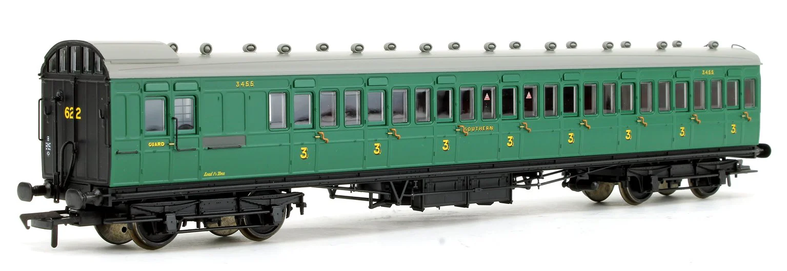 39-623 SE&CR 60ft Birdcage Brake Third SR Malachite Green 3455