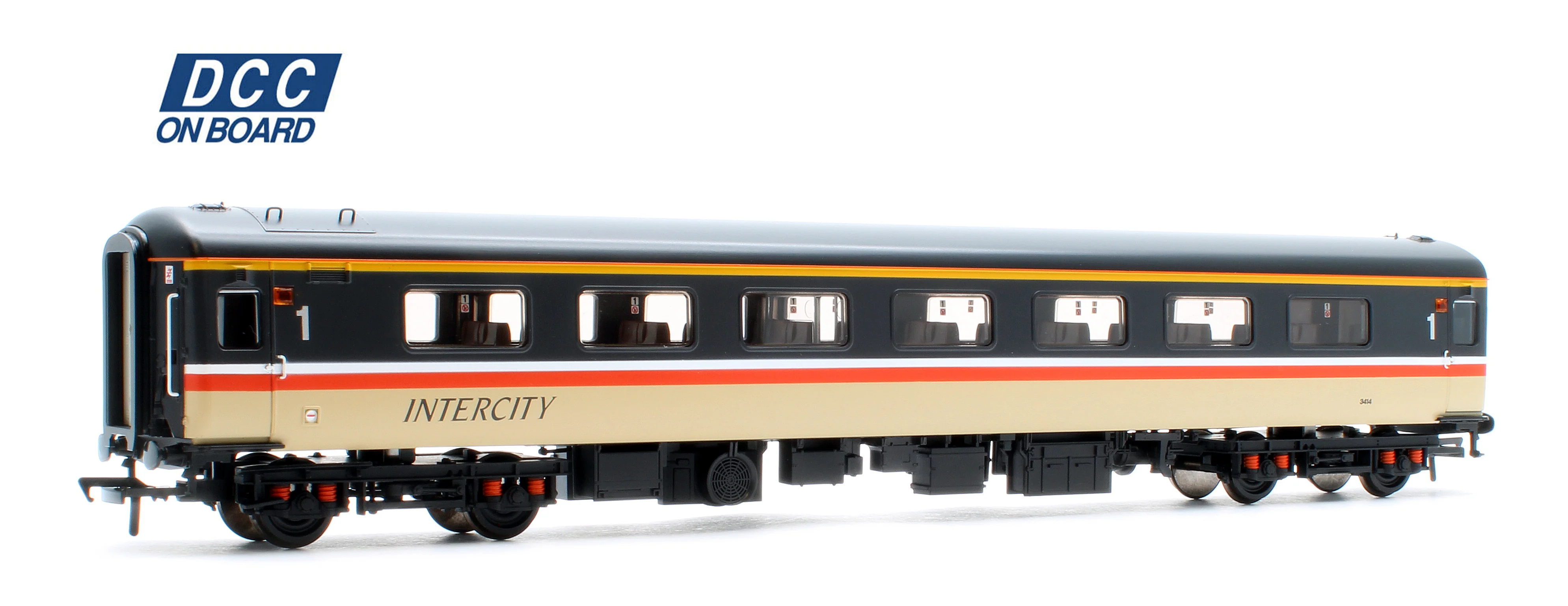 39-653ADC BR Mk2F FO First Open BR InterCity (Swallow) No.3414 - DCC Fitted