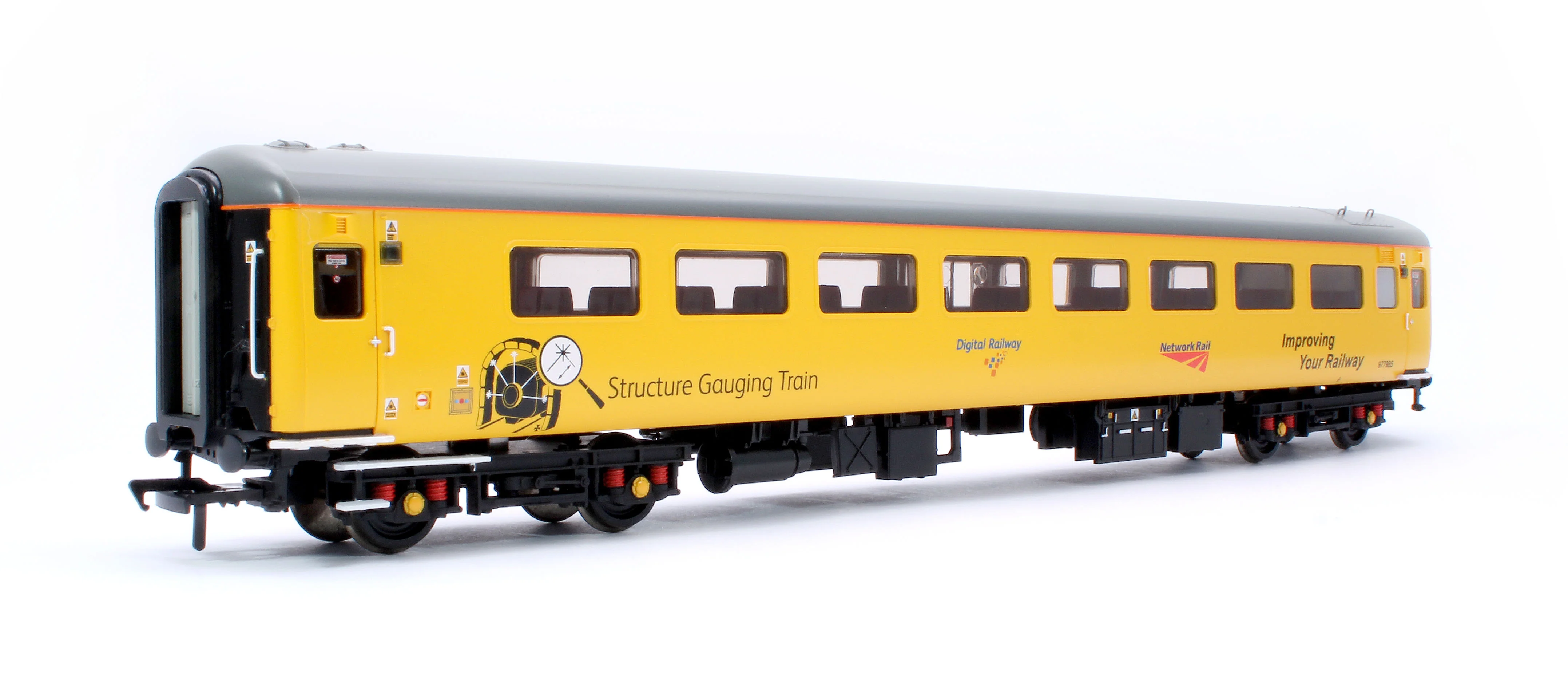 39-682 BR Mk2F ex-TSO Structure Gauging Train Coach Network Rail Yellow No.977985 - Image 3