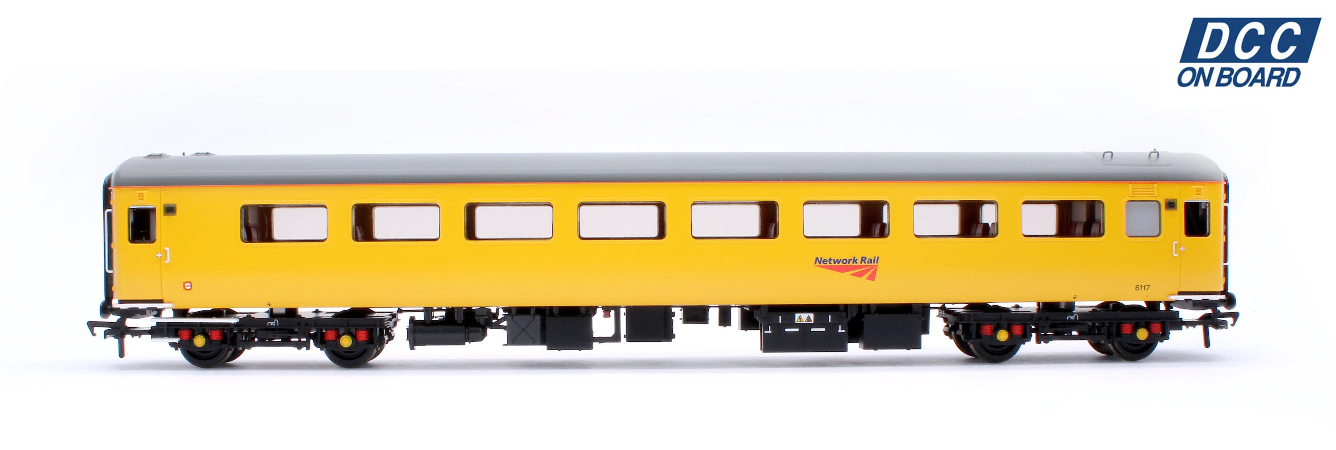 39-682ADC BR Mk2F ex-TSO Staff Coach Network Rail Yellow No.6117 - DCC Fitted - Image 2