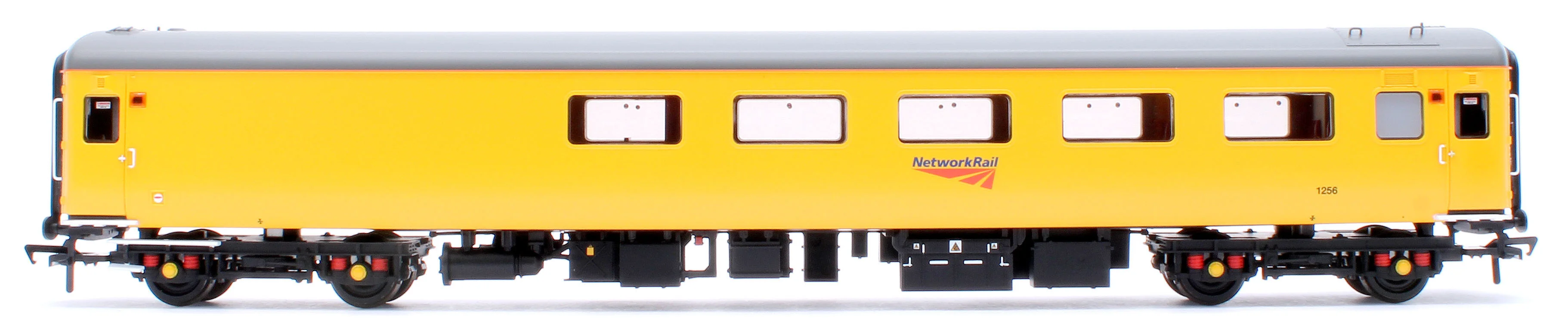 39-689DC BR Mk2F ex-RFB Staff Coach Network Rail Yellow No.1256 - DCC Fitted - Image 2