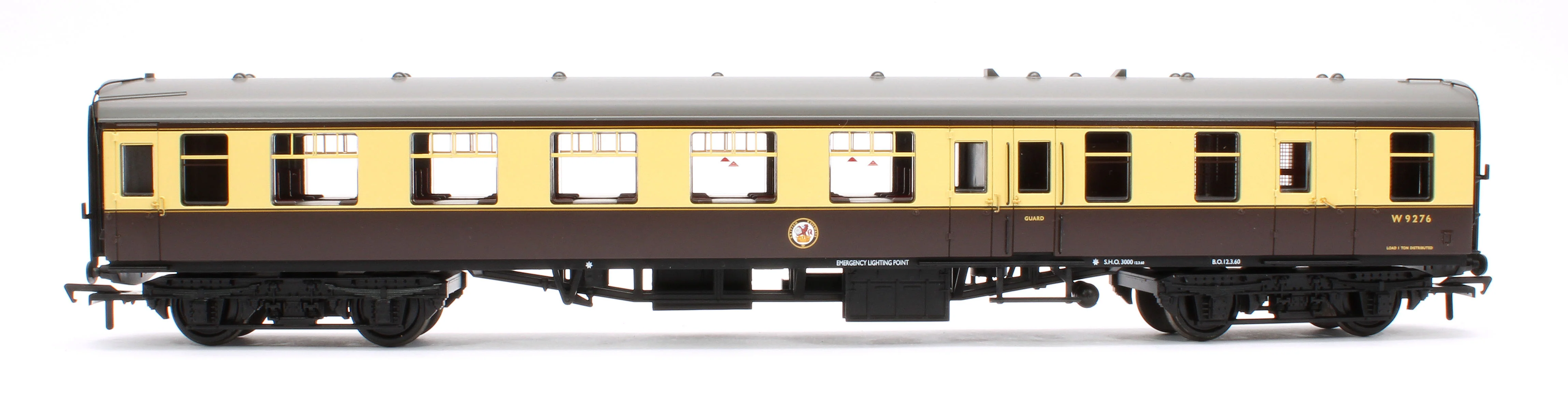 39-802 BR MK1 BSO Brake Second Open BR Chocolate & Cream No. W9276 - Image 2