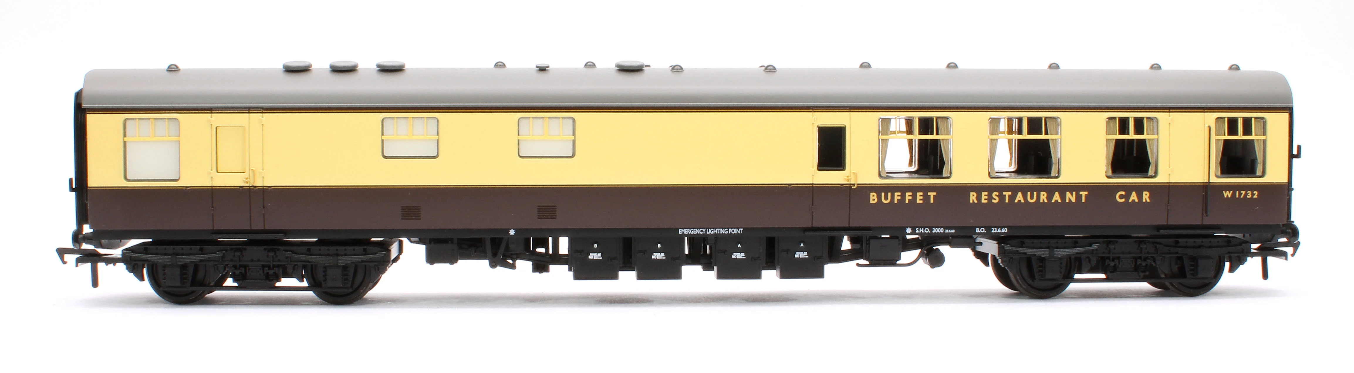39-851 BR MK1 RB Restaurant Buffet BR Chocolate & Cream No. W1732 - Image 2