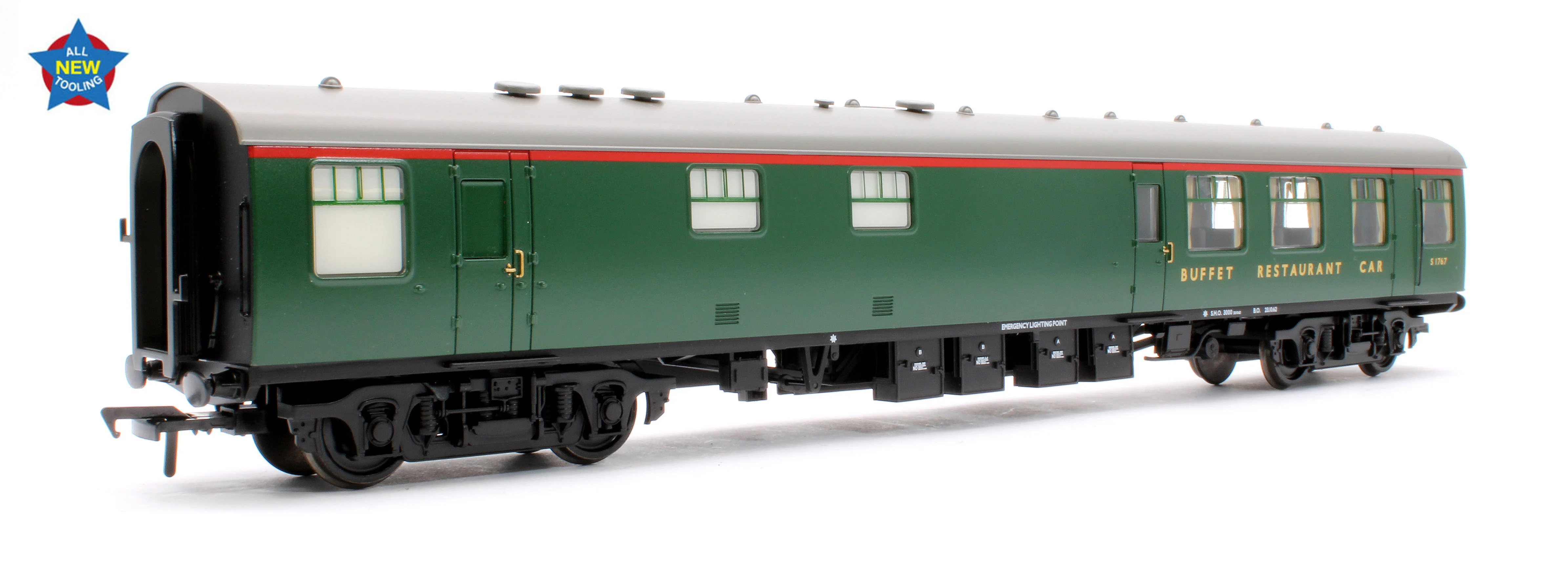 39-852 BR MK1 RB Restaurant Buffet BR (SR) Green No. S1767