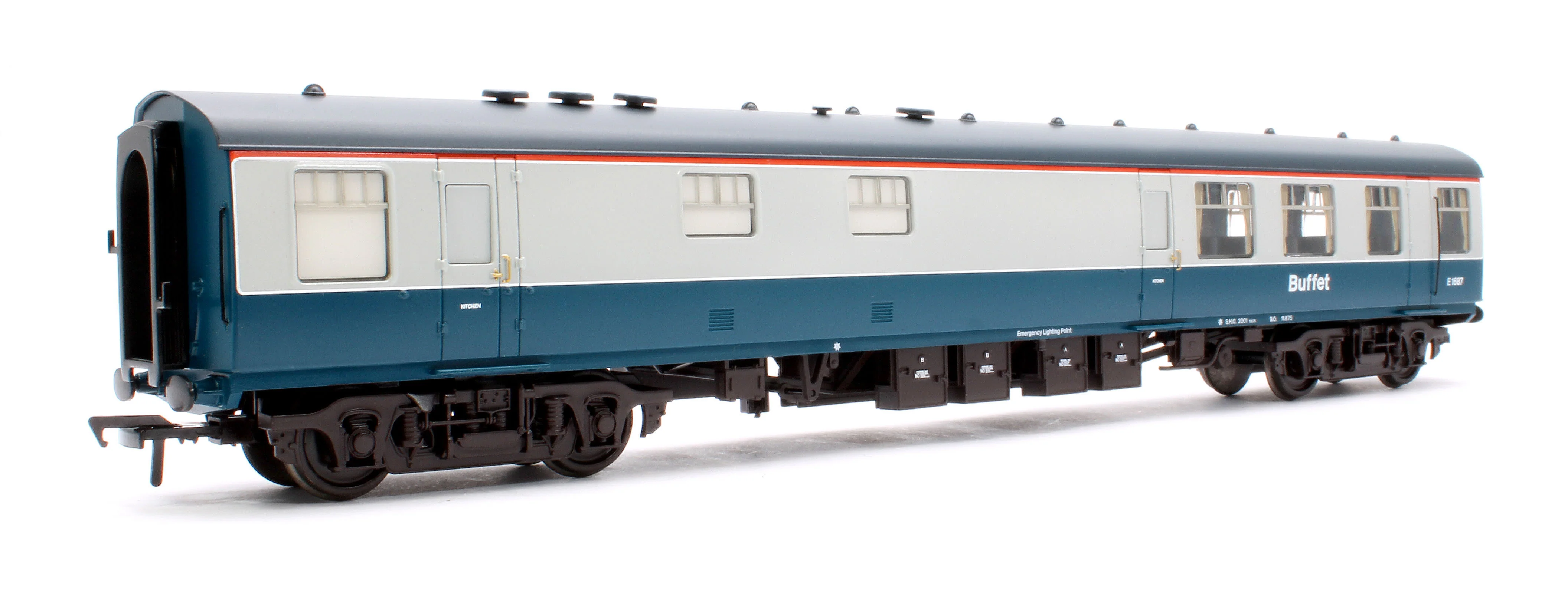 39-853 BR MK1 RB Restaurant Buffet BR Blue & Grey No.E1687