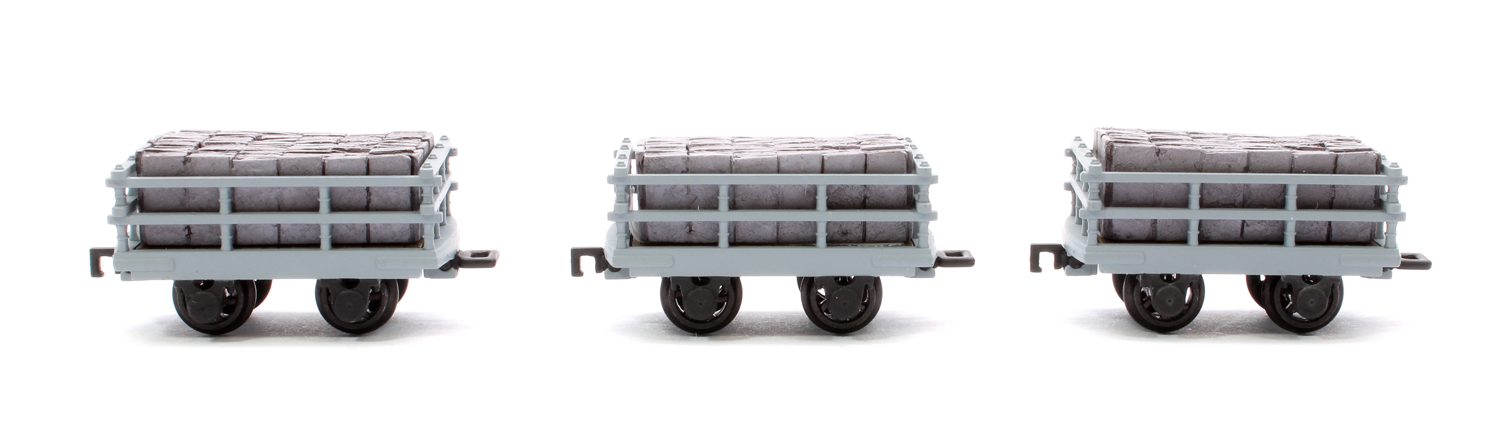 393-227 Dinorwic Slate Wagons with sides 3-Pack Grey [WL] - Image 2