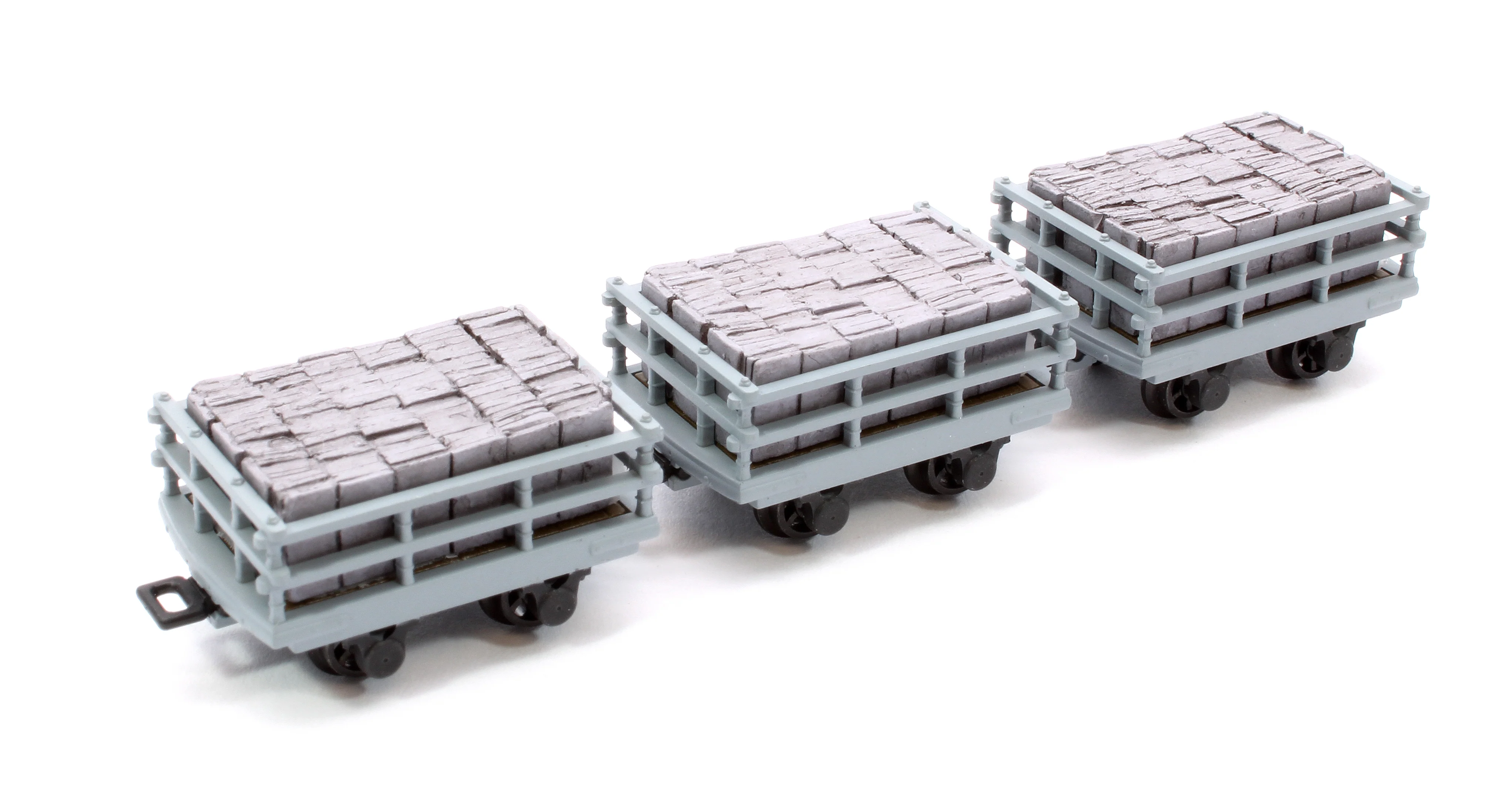 393-227 Dinorwic Slate Wagons with sides 3-Pack Grey [WL] - Image 3