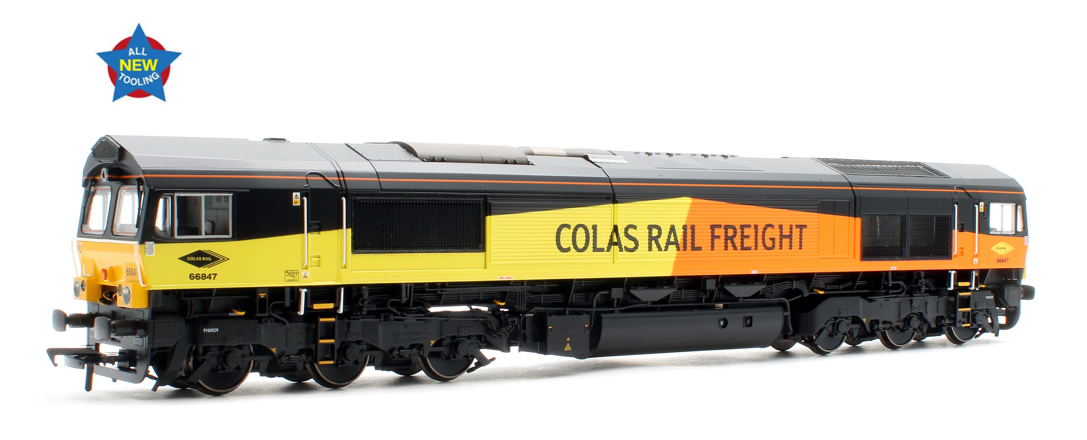 50-004 Class 66/8 66847 'Terry Baker' Colas Rail Freight Diesel Locomotive