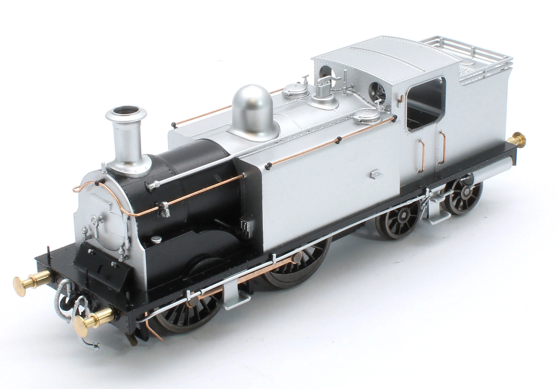 50-174ZSF Class 439 Caledonian 0-4-4T 15216 LMS Lined Black Steam Locomotive - DCC Sound - Image 13