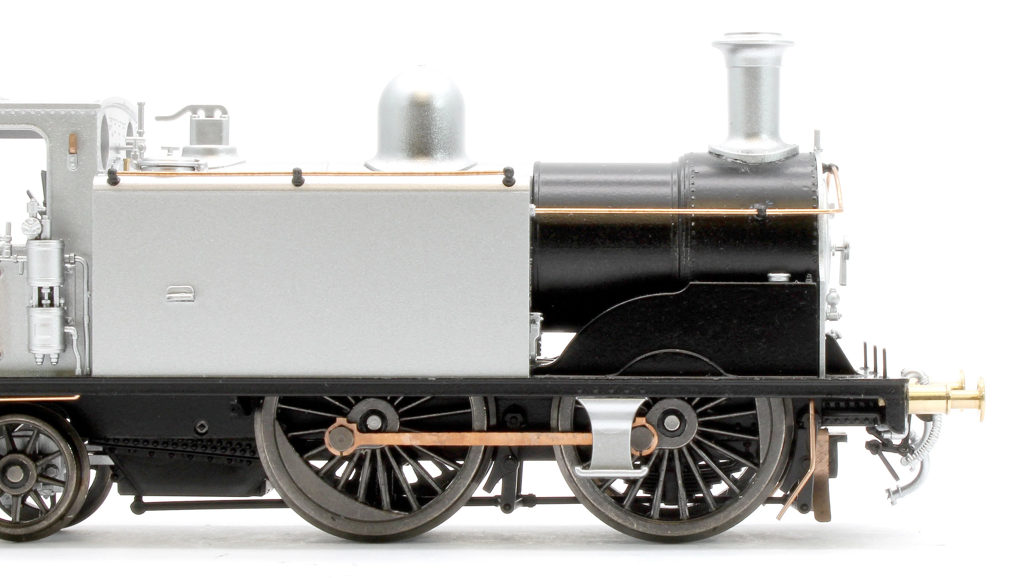 50-174ZSFX Class 439 Caledonian 0-4-4T 15216 LMS Lined Black Steam Locomotive - DCC Sound Deluxe - Image 12