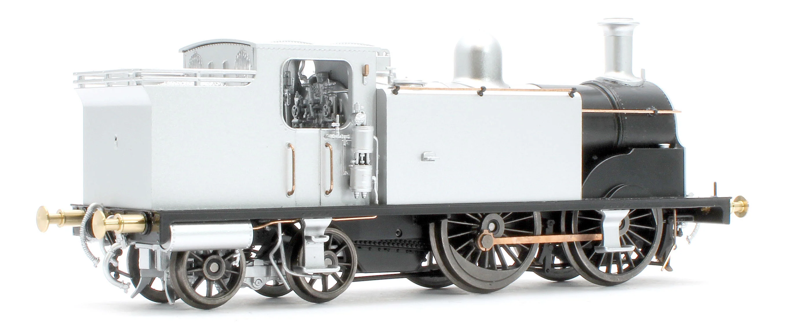 50-174ZSFX Class 439 Caledonian 0-4-4T 15216 LMS Lined Black Steam Locomotive - DCC Sound Deluxe - Image 4