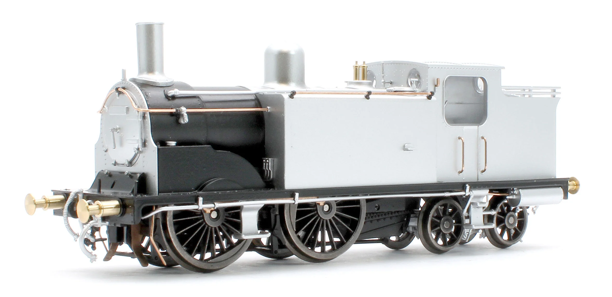 50-176Z Class 439 Caledonian 0-4-4T 55224 BR Lined Black Late Crest Steam Locomotive
