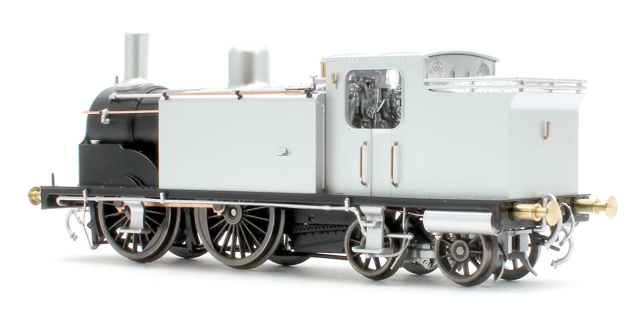 50-176Z Class 439 Caledonian 0-4-4T 55224 BR Lined Black Late Crest Steam Locomotive - Image 3
