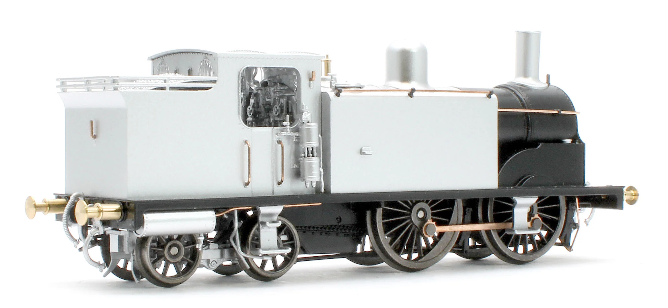 50-176Z Class 439 Caledonian 0-4-4T 55224 BR Lined Black Late Crest Steam Locomotive - Image 4