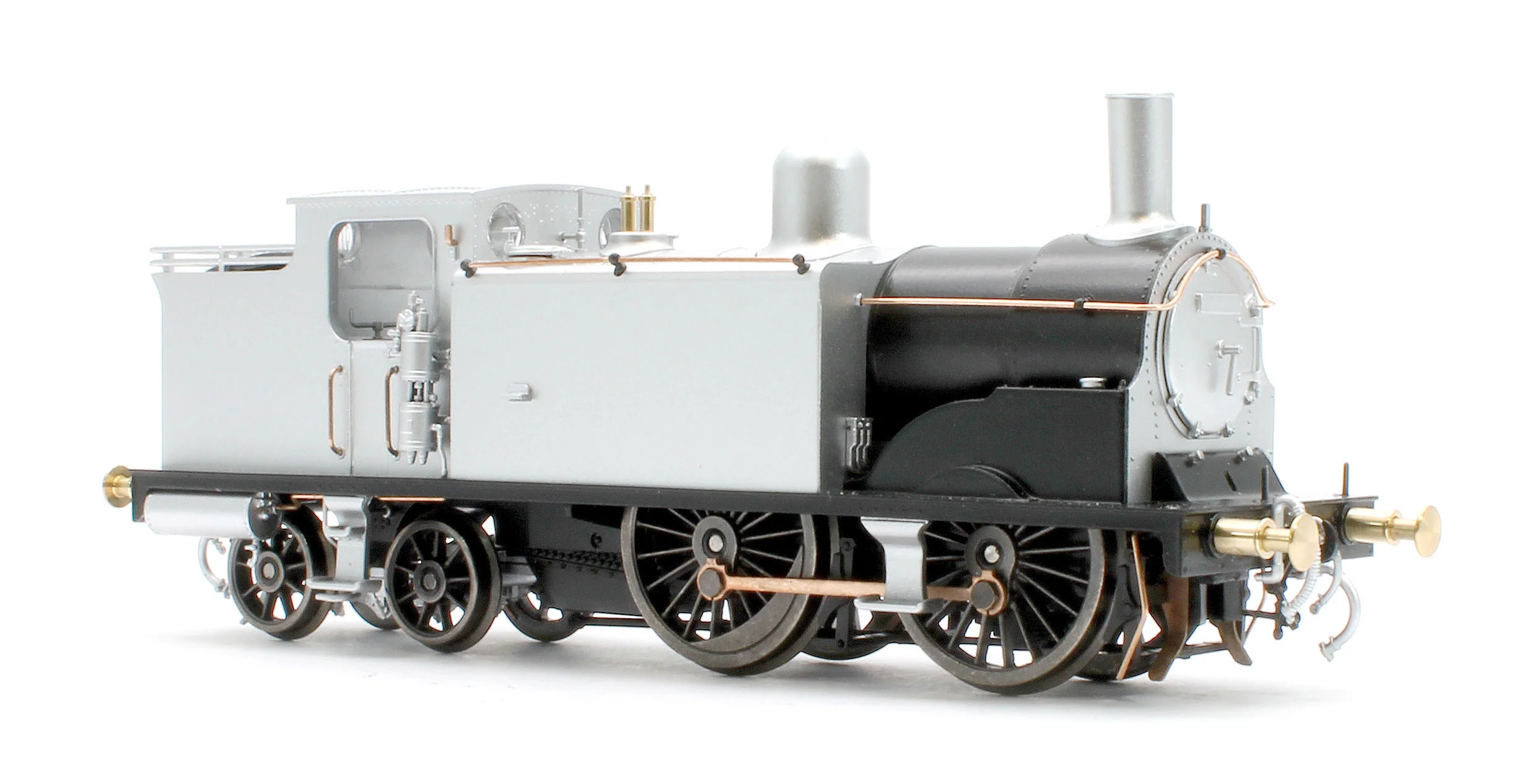 50-176Z Class 439 Caledonian 0-4-4T 55224 BR Lined Black Late Crest Steam Locomotive - Image 6