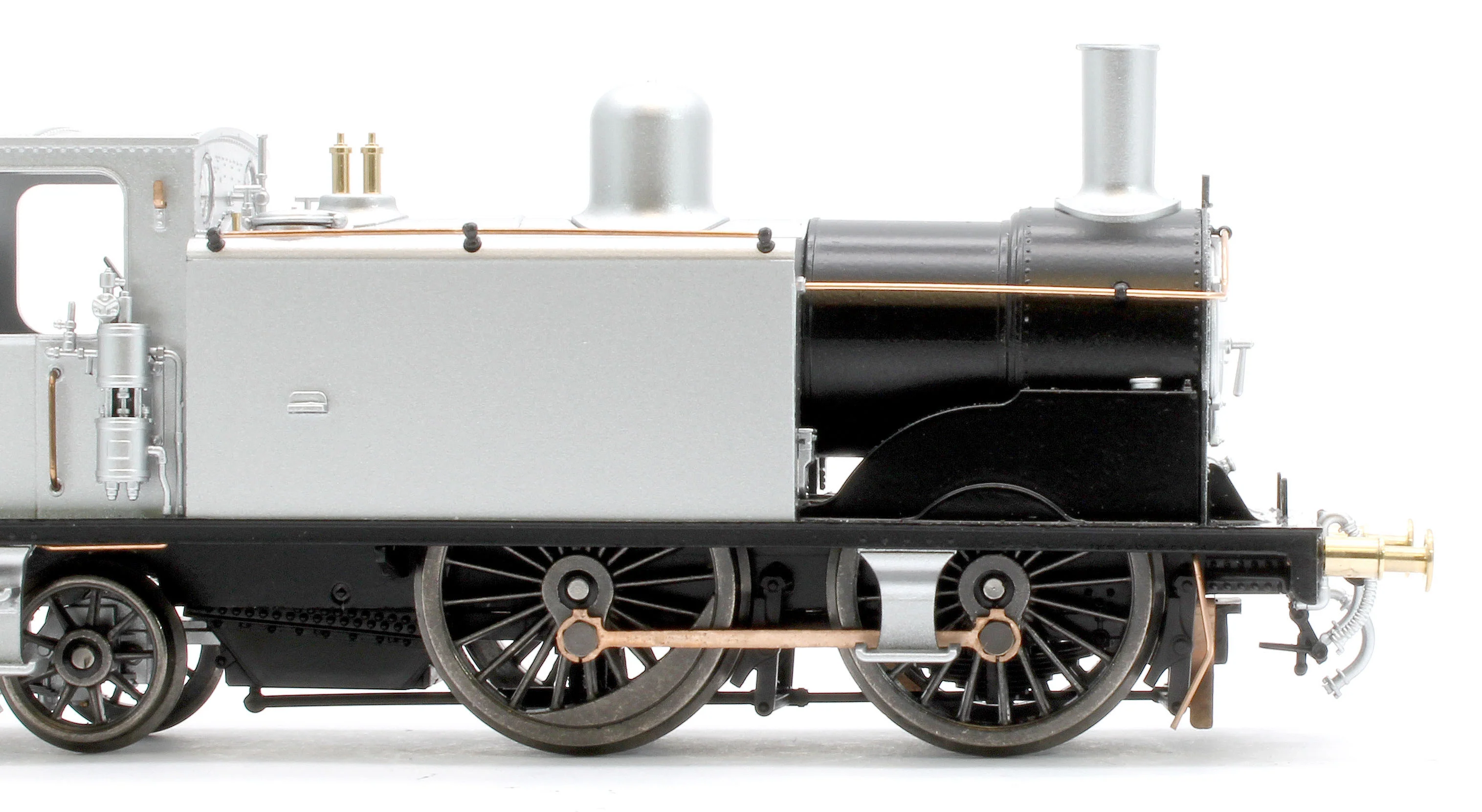 50-176ZSFX Class 439 Caledonian 0-4-4T 55224 BR Lined Black Late Crest Steam Locomotive - DCC Sound Deluxe - Image 12