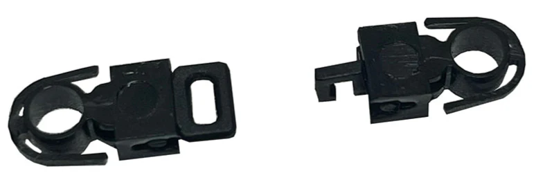 76-002 Narrow Gauge (NG7) Wagon Hook & Loop Couplings and pockets (x5 pairs)