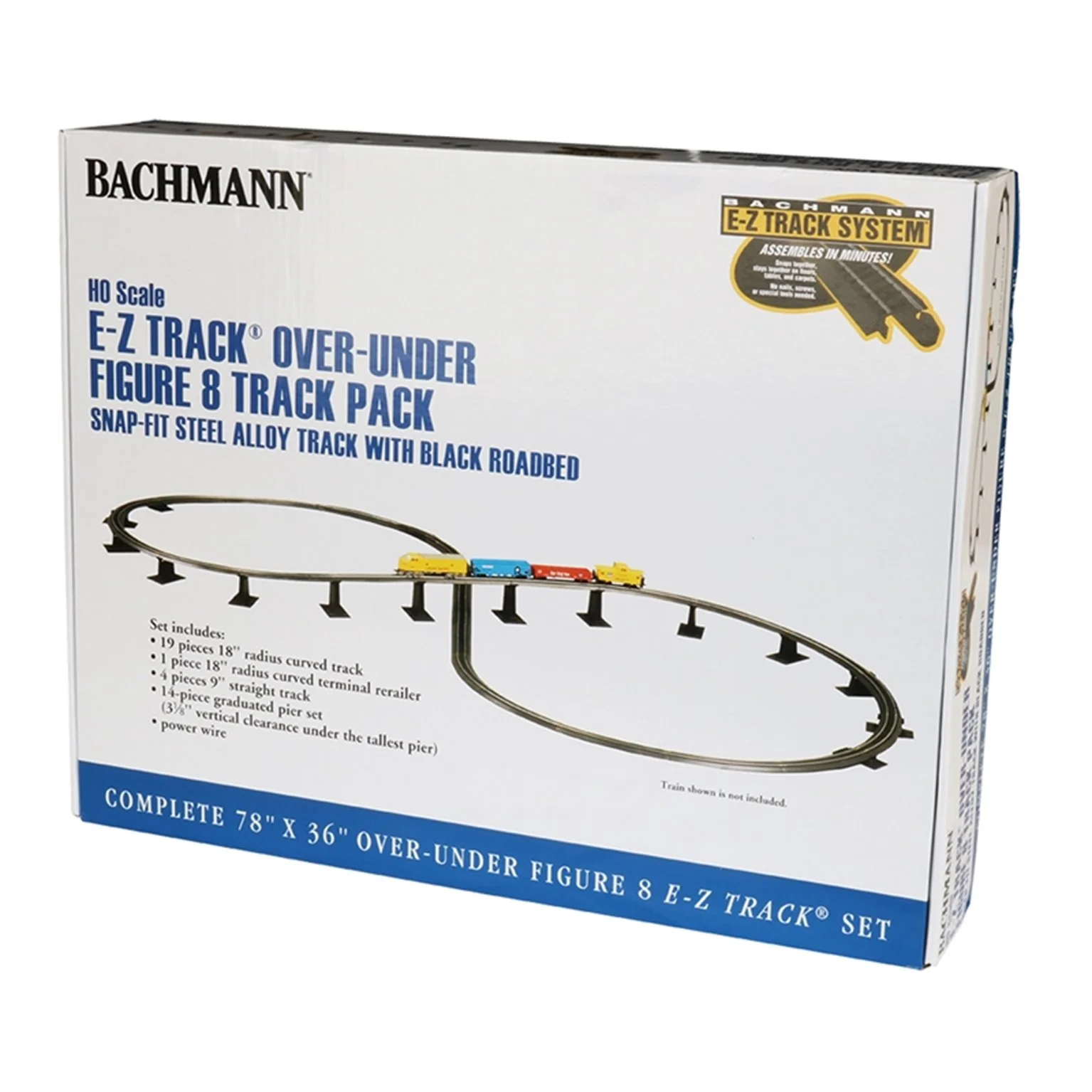 44475 E-Z Track Over-Under Figure 8 Track Pack