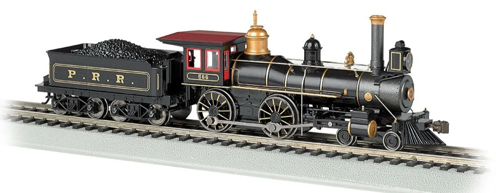 51005 4-4-0 American - Pennsylvania Steam Locomotive with Coal Load