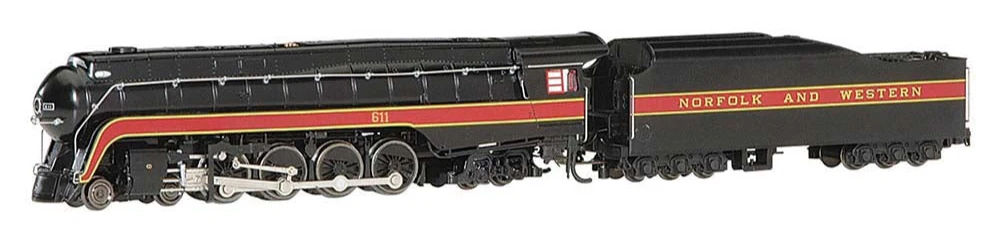 53253 N&W 4-8-4 Class J - N&W #611 Steam Locomotive - DCC Sound