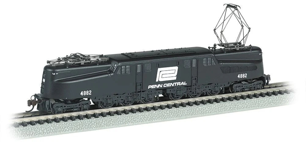 65255 GG-1 - Penn Central #4882 - Black w/White Lettering Electric Locomotive