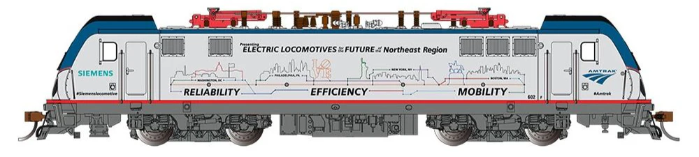 67406 Siemens ACS-64 - Amtrak #602 - Mobility Scheme Electric Locomotive - DCC Sound
