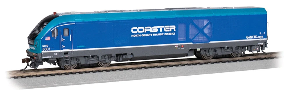 67907 CHARGER SC-44 - North County Transit District - Coaster #5001 Diesel Locomotive - DCC Sound