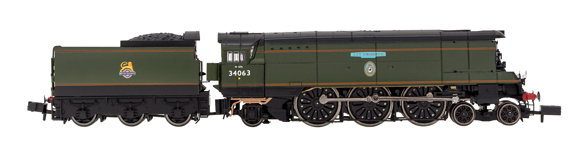 2S-034-003S Battle of Britain ‘229 Squadron’ 34063 BR Green Early Crest - DCC Sound Fitted - Image 2