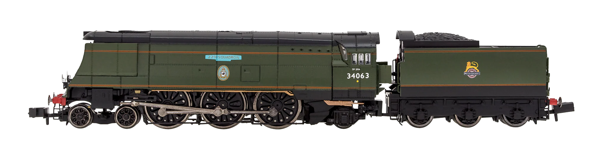 2S-034-003S Battle of Britain ‘229 Squadron’ 34063 BR Green Early Crest - DCC Sound Fitted - Image 4